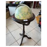 Globe On Wooden Stand