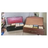 (46) Assorted 8-Track Tapes w/ Two Cases