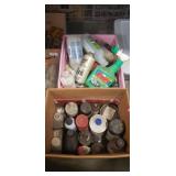 (2) Boxes Of Assorted Household & Garage Products