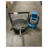 Lot With Dietz Air Flow Lantern, Grill Basket