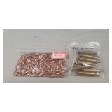 (11) 6mm EMPTY Brass & 6mm Bullets (Count