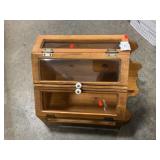 Wooden Corner Display Cabinet