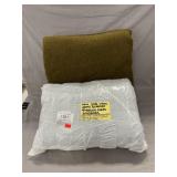 Pair Of Wool Army Blankets With Medical Corps