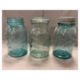 (3) Mason Jars