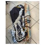 Pair Of Hammocks, 1 With Wood Ends, 1.