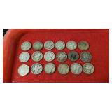 (18) Silver Mercury Dimes
