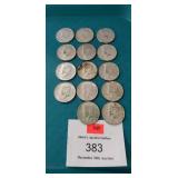 (14) Silver Kennedy Half Dollar Coins (40%
