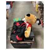 Box Lot With Gecko, Nipper, Olympic Plush