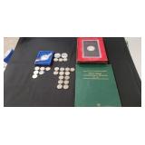 Tray Of Assorted Coinage Including (13) War Time