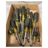 Lot Of (17) Klein Screwdrivers