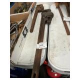Pair Of Pipe Wrenches