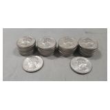 (34) Silver Quarters (90% Silver)