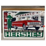 LE 1998 Retro Texaco Metal Hershey Sign
