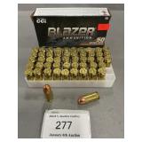 (50) Rounds Of Blazer .45 Auto Ammo