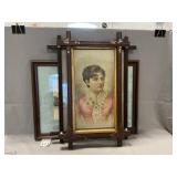 First Lady Frances Cleveland Lithograph, Ink