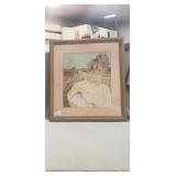 (1) Framed Print (25"ï¿½26")