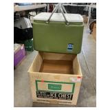 Vintage Sears Ice Chest In Original Box