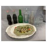 Limoges Platter, Handpainted Tray