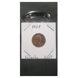 (1) 1938 Lincoln Cent