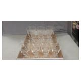 (2) Sets Of Eight Anchor Hocking Glassware