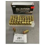 (50) Rounds Of Blazer .45 Auto Ammo