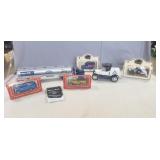 Tray Of Assorted Toy Collector Trucks & More