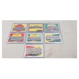 (7) Assorted Baseball Cards (1950