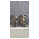 (2) Vintage Metal Cookie Cutters