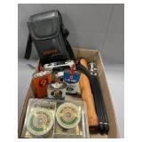 Pentax Camera, Tripod, Fishing Line, Lube Oil