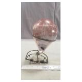 (1) Antique "MIRACLE" Glass Fire Grenade