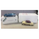 (2) Diecast Collector Car Replicas (Danbury Mint