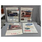Vintage Automobile Advertisements