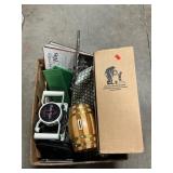 Box Lot With Body Rb Massager, Santa Doll