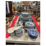 Royal Currier & Ives Dinnerware, Service For 8