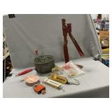 Vintage Bottle Capper, Food Mill