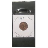 (1) 1937 Lincoln Cent