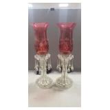 (2) Vintage Electric Accent Table Lamps (15"