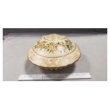 Vintage Covered Serving Dish/Trinket Or Jewelry