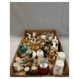 Lot Of Vintage Salt/Peppers, Creamer,