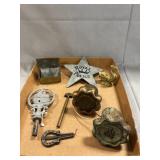 Lot Of Assorted Vintage Metal Items