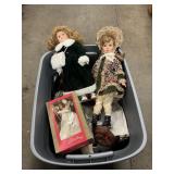 Tote With Collector Dolls