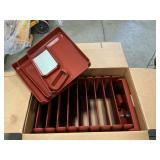 Box Of Plastic Desk Bins