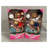 (2) 1996 University Barbies, Penn State &