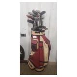 Assorted Golf Clubs w/ Bag