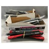Tray Lot Of Assorted Golf Grips