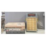 (2) Plastic Organizer Storage Containers