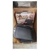 Box Lot Of Assorted Baking Pans & More