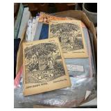 Box Lot Of Sheet Music, Ephemera