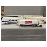(5) Ertl Tractor Trailers