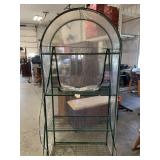 Shelving Unit with Plastic Cover